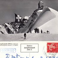 AK Jungfraujoch Meteorologische Station auf der Sphinx s/ w von 1962