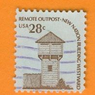 USA 1978 Mi.1357 gest. Freimarke Wachturm des Fort Nisqually, Wa.