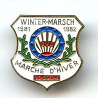 Anstecknadel : Wintermarsch 1981 1982 100 KM EVG Marche d´Hiver