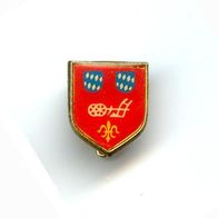 Anstecknadel : Wappen, Bayern mit Pflug, broschiert