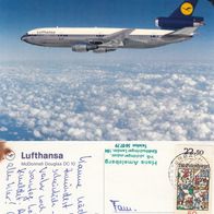 AK Lufthansa DC 10 von 1977