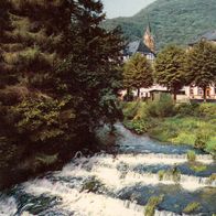 AK Bad Bertrich Üßfälle (Wasserfälle des Üßbachs) in Farbe - unbenutzt