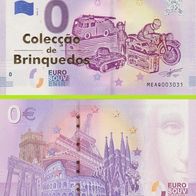 0 Euro Schein Museu do Caramulo MEAQ 2018-2 Golddruck Coleccao de Brinquedos selten