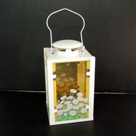 Deko Laterne Teelichthalter Kerzenhalter Windlicht Metall 19cm