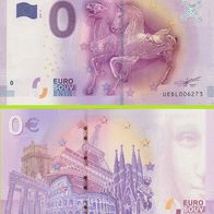 0 Euro Schein Domaine de Chantilly UEDL 2017-2 selten Nr 7372