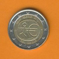 Belgien 2 Euro 2009 10 Jahre Wirtschafts und Währungsunion