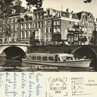 AK Amsterdam Boot Schiff Ausflugsboot von 1956
