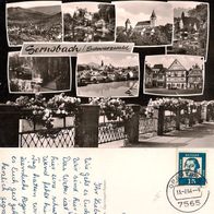 AK Gernsbach Schwarzwald Mehrbildkarte von 1964