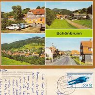 AK Schönbrunn Kreis Hildburghausen Mehrbildkarte in Farbe von 1986