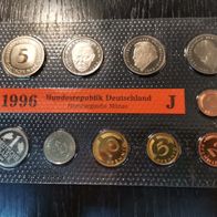 Deutschland : DM Satz stempelglanz 1996 J alle 10 Münzen
