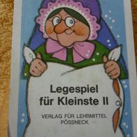 Legespiel für Kleinste 2 DDR Karten Spielkarte Pössneck Lernmittel Altenburg Top