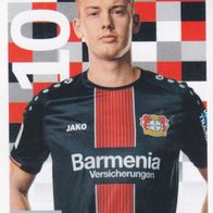 Bayer Leverkusen Topps Sammelbild 2018 Julian Brandt Bildnummer 165