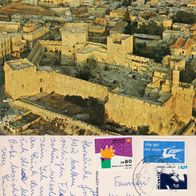 AK Jerusalem Zitadelle und Jaffa Tor Luftbild von 1992