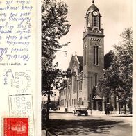 AK Rotterdam Remonstr. Kerk Westersingel Kirche von 1953