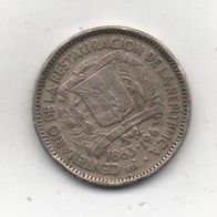 Münze Dominikanische Republik 5 Gramos Centavos 1963