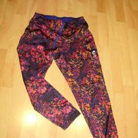 Crivit Leggings bunt Muster 7/8 Länge M 40/42