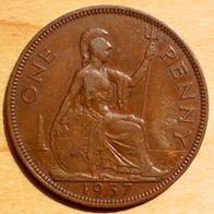 One Penny 1937 Großbritannien