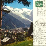 AK Chamonix Mont Blanc Frankreich von 1973 in Farbe