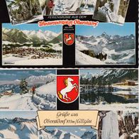 2 AK Oberstdorf Allgäu Mehrbildkarten in Farbe