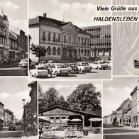 AK Haldensleben Mehrbildkarte s/ w
