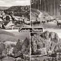 AK Tambach-Dietharz 4-Bildkarte Teilansicht Falkenstein u.a. - unbenutzt