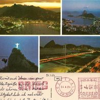 AK Rio de Janeiro Brasilien Mehrbildkarte von 1984