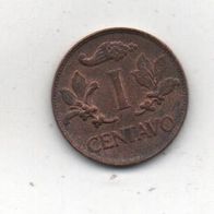 Münze Kolumbien 1 Centavo 1969