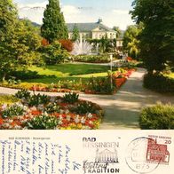 AK Bad Kissingen Rosengarten von 1967 in Farbe