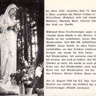 AK Die Quelle und die Jungfrau Skulptur mit Historie s/ w - unbenutzt