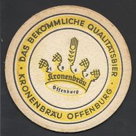 Bierdeckel, Kronenbräu Offenburg