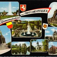 AK "Vom Hermannsdenkmal zur Porta Westfalica" Mehrbildkarte in Farbe - unbenutzt