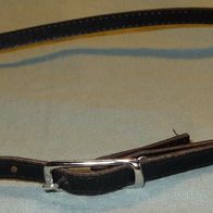 GK Gürtel Damengürtel Gr. 38 schwarz Textilleder 85/1 wenig benuzt gut erhalten Acces