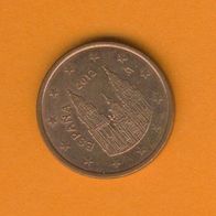 Spanien 5 Cent 2012