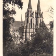 AK Marburg Elisabethkirche s/ w - unbenutzt