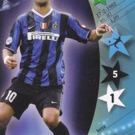 Inter Mailand Panini Trading Card Champions League 2007 Adriano 143/192