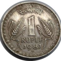 Indien 1 Rupee 1981 ## B10