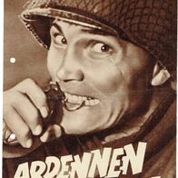 Filmprogramm IFB Nr. 3713 Ardennen 1944 Jack Palance 4 Seiten