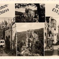 AK Burg Eltz Märchenschloss Schloß Mehrbildkarte s/ w