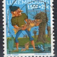 Luxemburg Michel 741 gestempelt Caritas