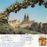 AK Meissen Albrechtsburg und Dom, Blick von den Weinbergen a.d. Mönchslehne 1981