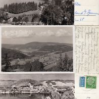 3 AK Titisee s/ w von 1956