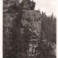 AK Im Höllental, der Hirschsprungfelsen s/ w - unbenutzt