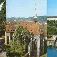 3 AK Prag Karlsbrücke Kloster Kathedrale in Farbe - alle unbenutzt