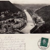 AK Bad Ems lahnabwärts s/ w von 1931