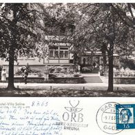 AK Bad Orb Hotel Villa Saline s/ w von 1963