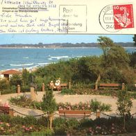 AK Timmendorfer Strand Anlagen an der Strandpromenade in Farbe von 1984