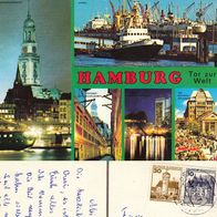 AK Hamburg Tor zur Welt in Farbe von 1984