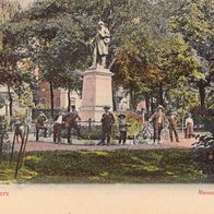 AK Verviers Denkmal Statue Monument Vieuxtemps in Farbe von 1915