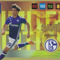 Schalke 04 Panini Card Fifa 365 Leroy Sane Jahr 2017 limitierte Karte