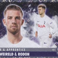 Tottenham Hotspur Topps Trading Card Europa League 2021 Alderweireld & Rodon